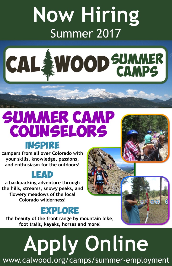 COSA HIRING: Summer Camp Counselors (Cal-Wood Education Center